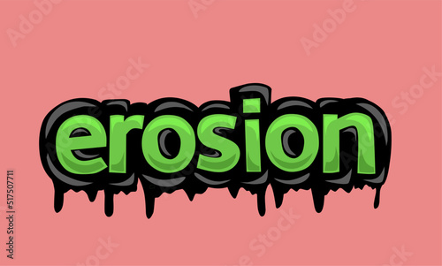 Pink screen animation video written EROSION