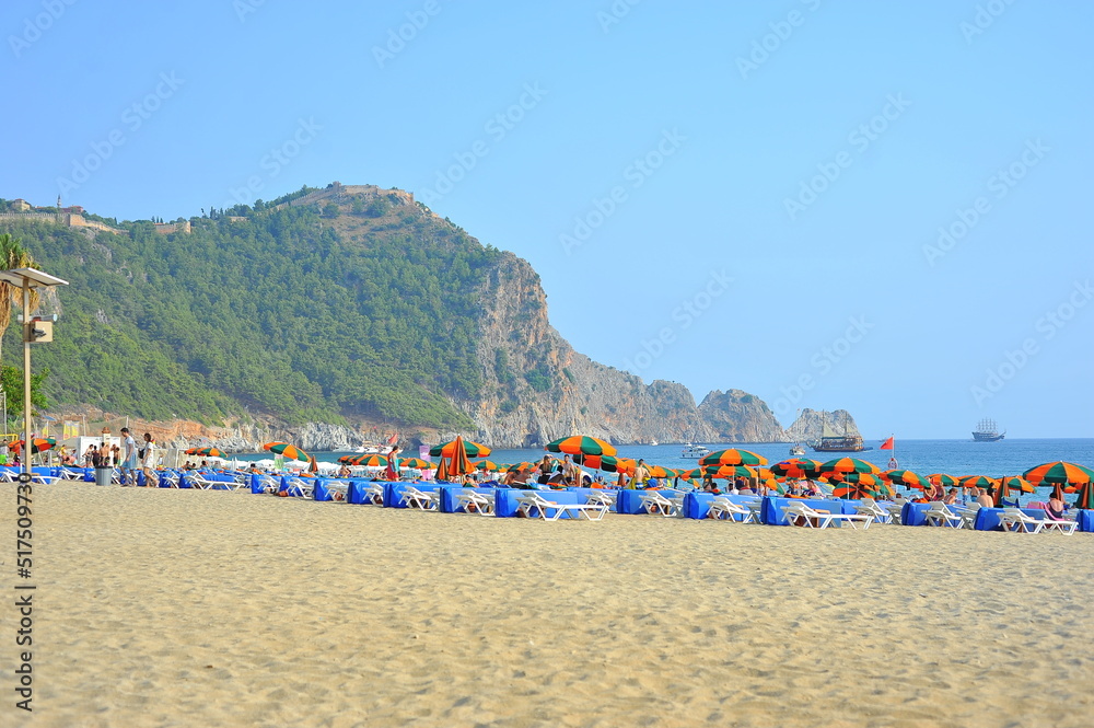 Beach in turkey alanya