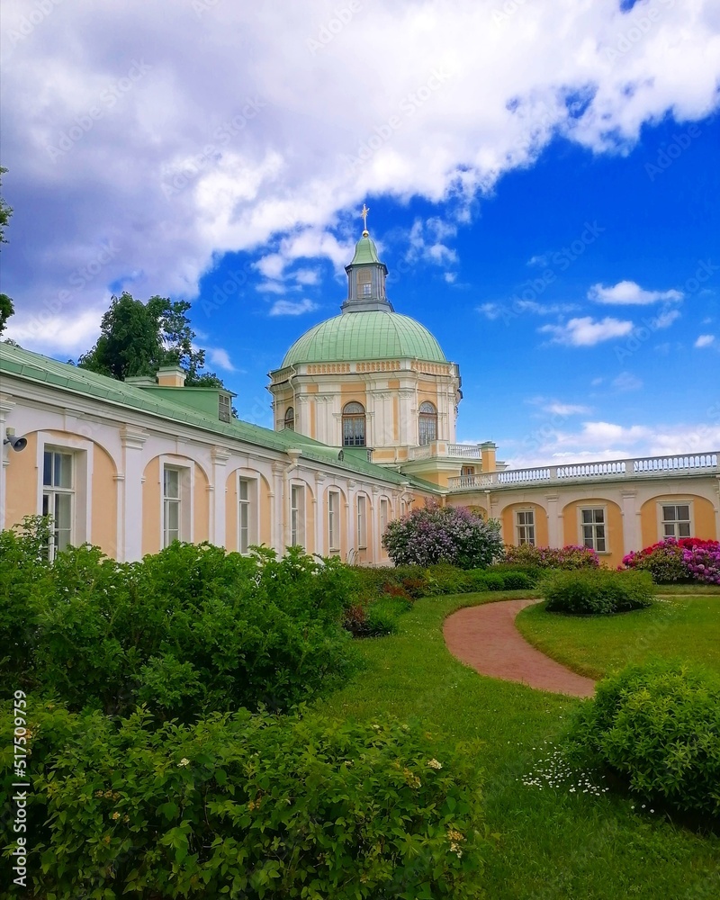 Menshikov's Palace. Russia. Saint-Petersburg. Summer.