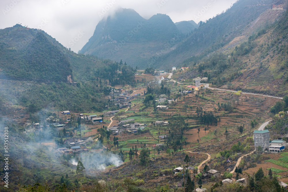 Fototapeta premium Landscape Ha Giang in Vietnam