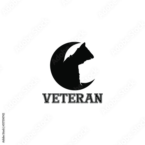 veteran logo symbol sillhoute