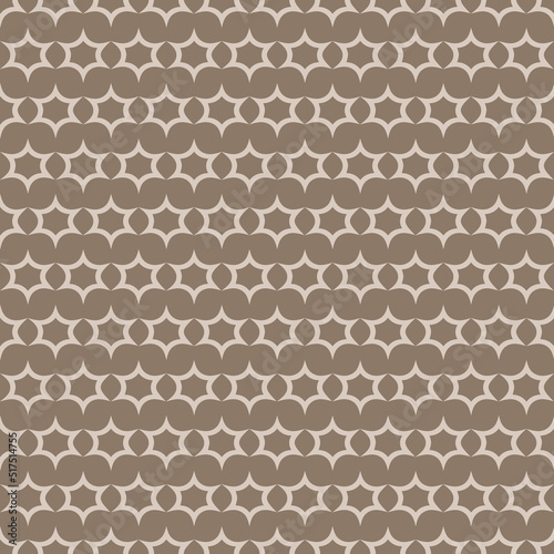Abstract geometric ornamental seamless pattern