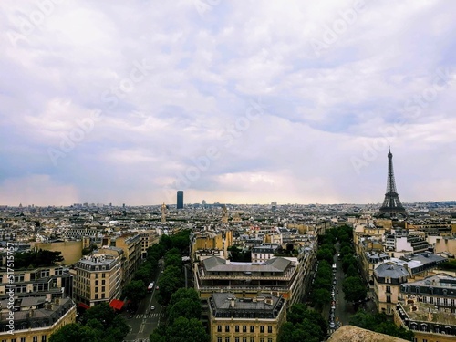 View of Paris from Triumph Arc © Catarina