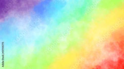 Abstract Background colorful watercolor texture with copy space , Beautiful Background