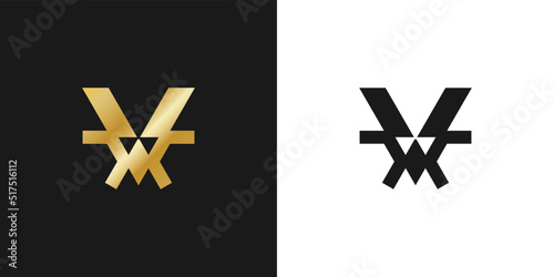 Abstract letter V  logo design template. Simple logo design. Universal vector icon. Simple vector logo in a modern style.