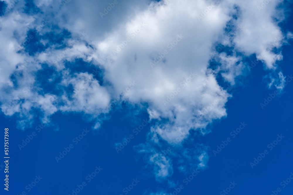 sky clouds background with copy space for text.sky blue, white background 