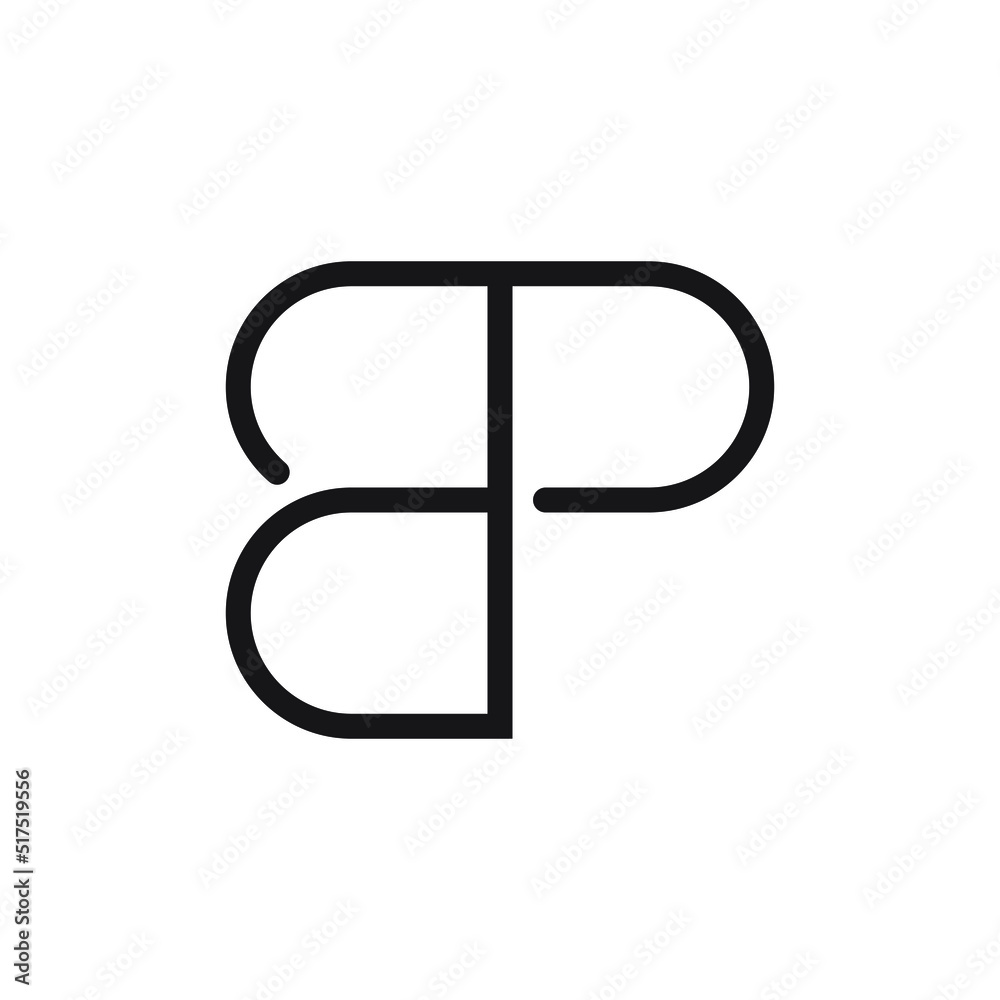 p b logo design vector p b logo design vector
