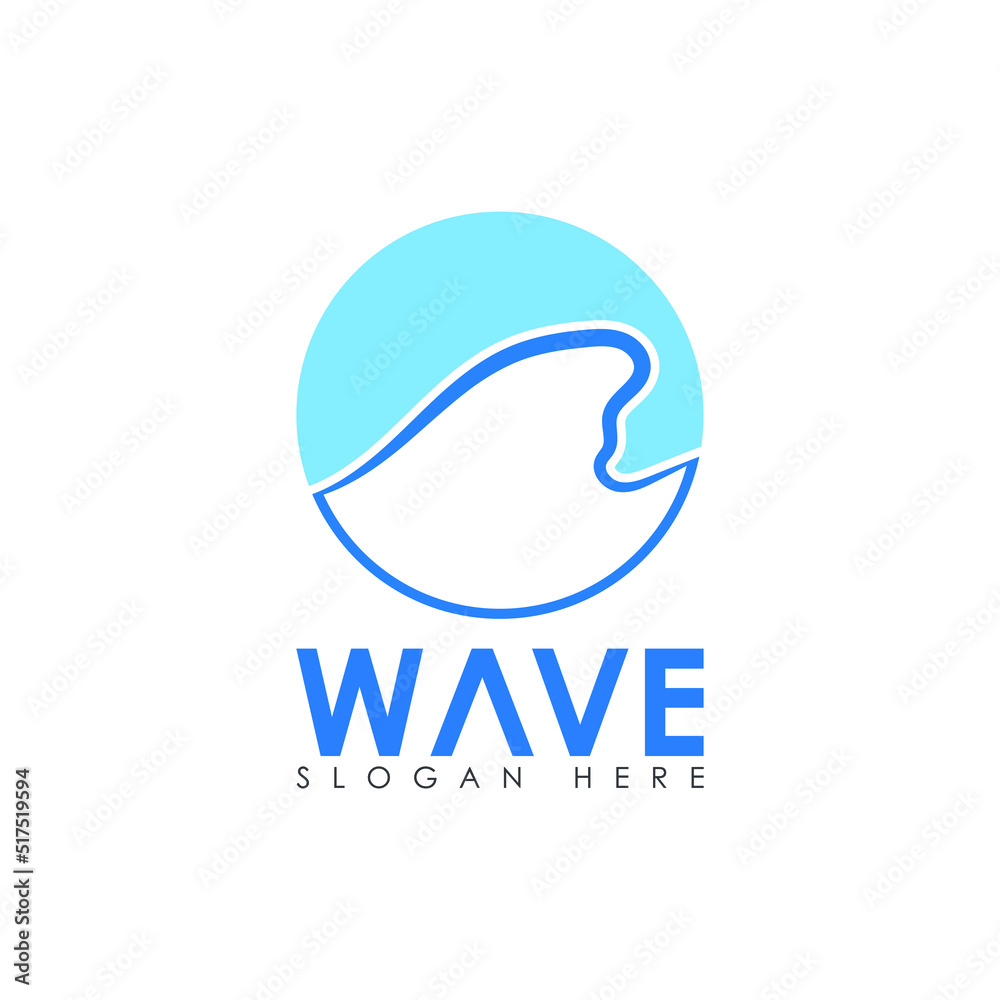 wave logo design vetor wave logo design vetor
