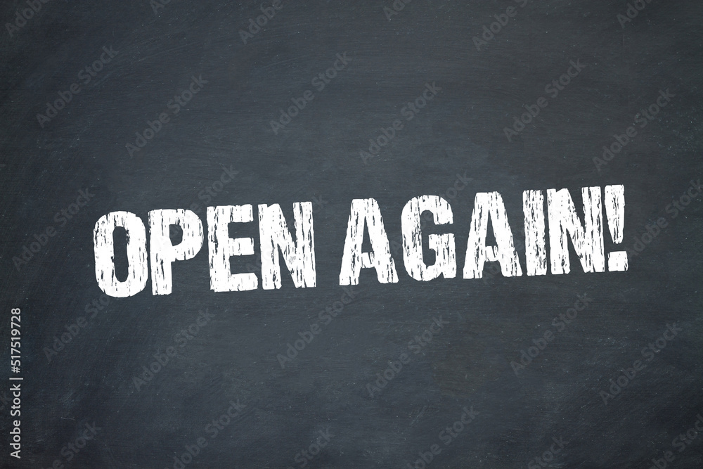 Obraz premium Open again!