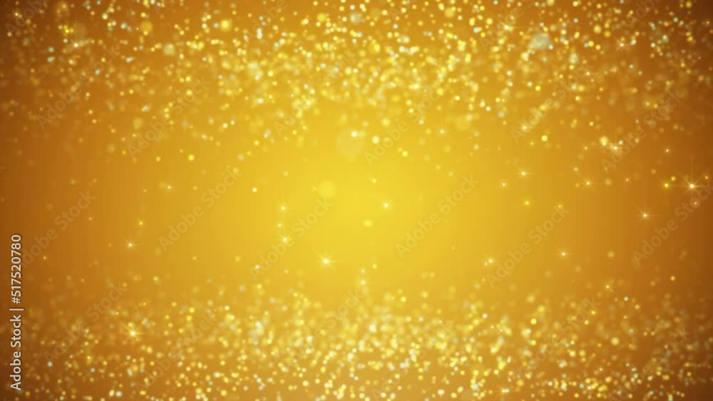 beautiful lemon particles yellow background loop