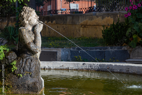 Sicilian baroque fountain