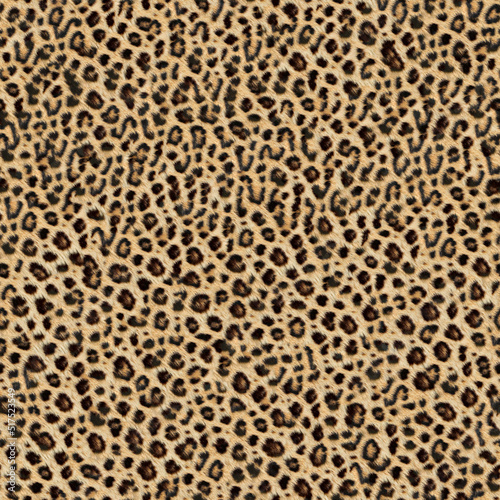 Leopard Seamless Animal Skin and Fur Textures  Closeup Natural Beautiful Leather Surface for Material Design  Textile Pattern  Abstract Exotic Wallpaper