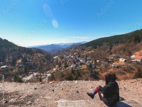 A view of the church in the village of Spania Dolina in Slovakia
