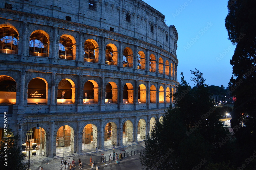 Colosseum at night 