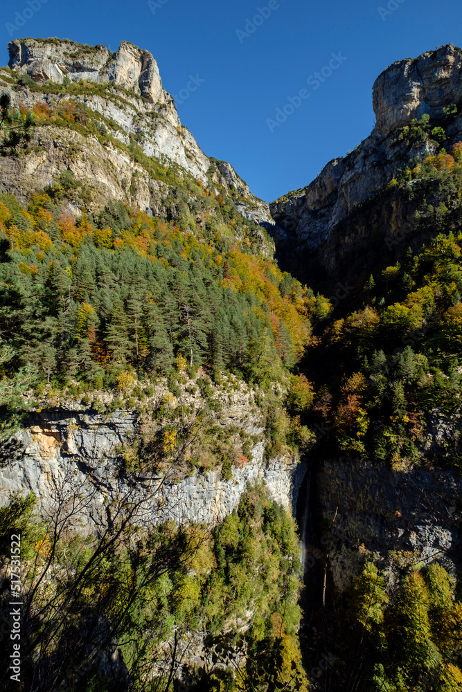 La Ripareta, Cañon de Añisclo, parque nacional de Ordesa y Monte Perdido,  comarca del Sobrarbe, Huesca, Aragón, cordillera de los Pirineos, Spain