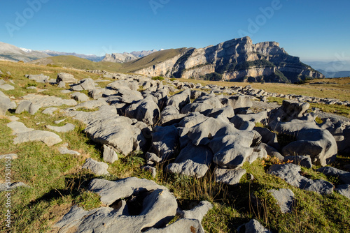 parque nacional de Ordesa y Monte Perdido,  comarca del Sobrarbe, Huesca, Aragón, cordillera de los Pirineos, Spain photo