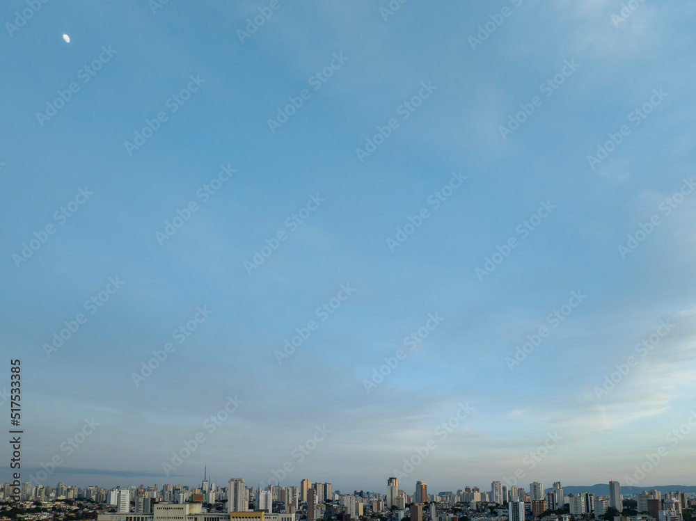 Vista aérea da cidade de São Paulo, bairro do Ipiranga