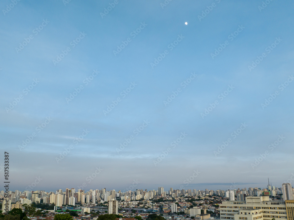 Vista aérea da cidade de São Paulo, bairro do Ipiranga