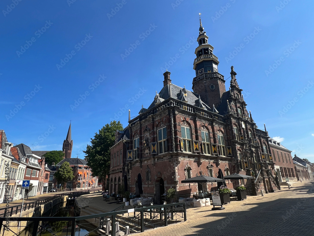 Obraz premium The city hall in Bolsward