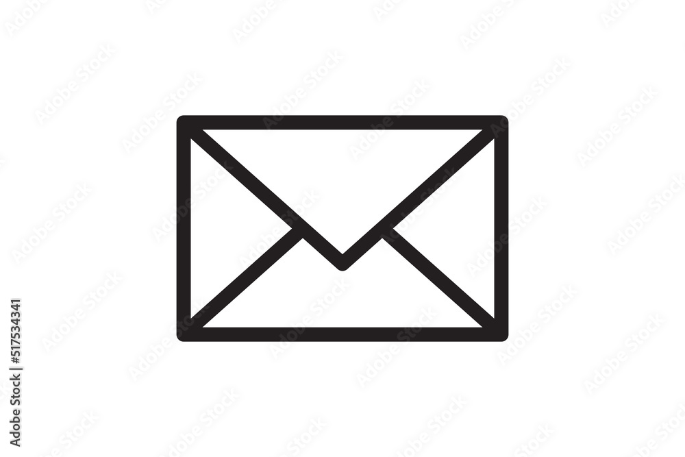 Mail icon vector sign. Letter envelope symbol. Message send to address illustration. Mail icon vector sign. Letter envelope symbol. Message send to address illustration.