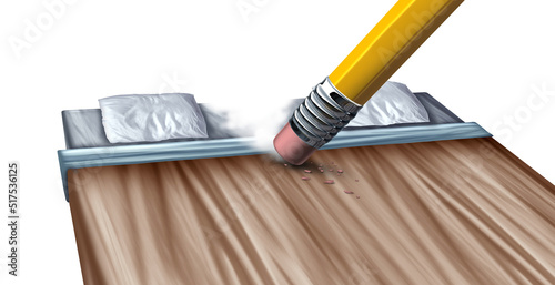 Wall Mural Concept of divorce and Relationship problems or marriage counseling and couples