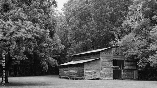 Old Barn in Cataloochee Valley, NC photo