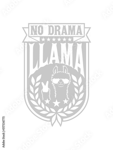 Witzig No Drama Llama 