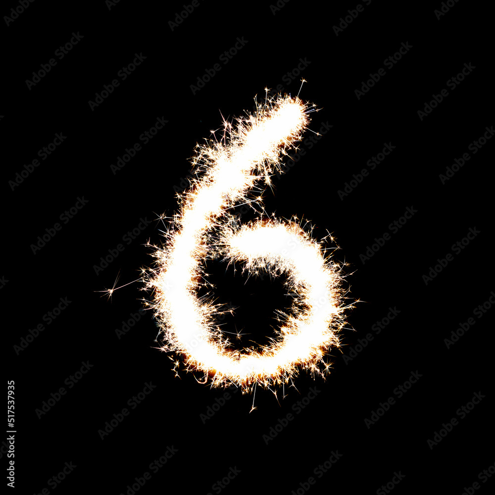 Sparkling sparkler in the shape of numbers on a black background. Fireworks, stars, flashes of light. Pyrotechnics. The concept of the holiday. Christmas, New Year. An element for design. Bengal fire Sparkling sparkler in the shape of numbers on a black background. Fireworks, stars, flashes of light. Pyrotechnics. The concept of the holiday. Christmas, New Year. An element for design. Bengal fire