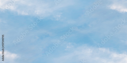 Beautiful and shinny blue painted clouds in the blue sky, Beautiful fresh and clear morning sky background with clouds, blue watercolor painted cloudy sky background with clouds.