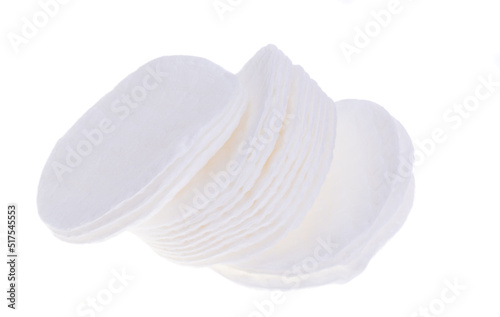 cotton pads isolated