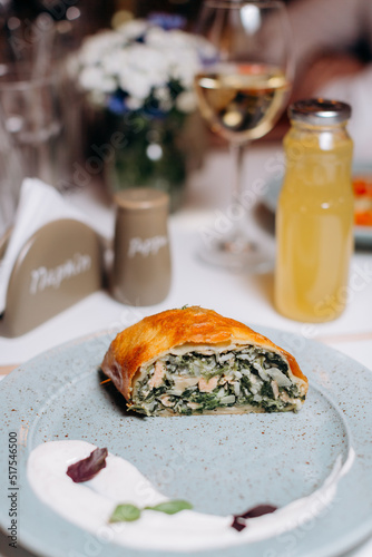 piece of cake with berries