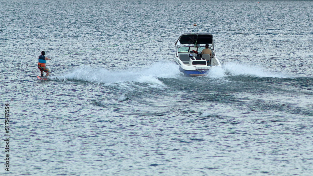 Obraz premium During summer I enjoy spending time by the water 