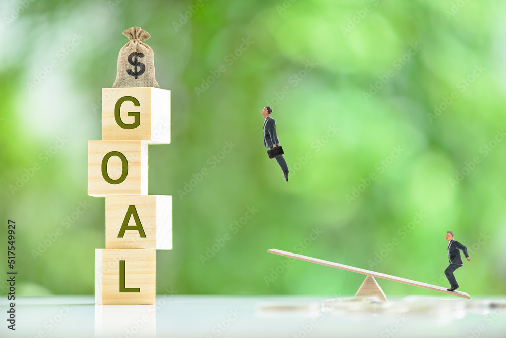 Foto de Setting goals and objectives and putting forth great effort to ...