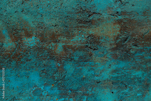 Multicolored rusty texture of the wall for background.