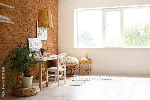 Interior of modern office w...
