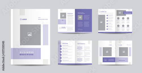 Corporate Business Brochure Design or Annual Report and Company Profile or Booklet and Catalog Design Template