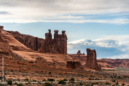 Three Gossips in Arches National Park, Utah