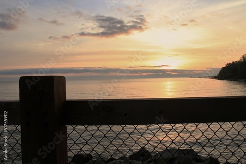 sunset on the beach