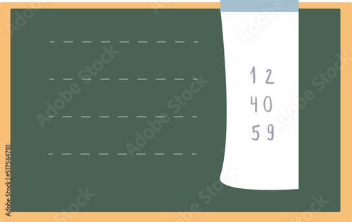 Board and flipchart for School and Presentation meeting Business