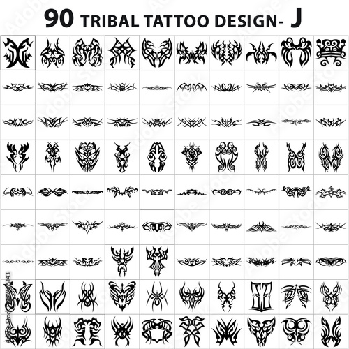 tattoo design vector set bundle hina mehendi art abstract mehndi tribal sticker new 