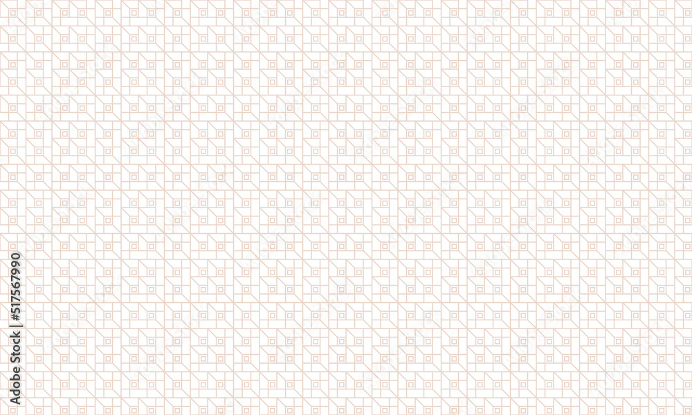 Seamless vector background geometric pattern design. Perfect for fabric textures, wrapping paper art and wallpapper illustration. This vector graphic contais a white background and beige lines. Seamless vector background geometric pattern design. Perfect for fabric textures, wrapping paper art and wallpapper illustration. This vector graphic contais a white background and beige lines.