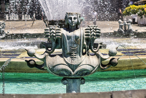 Fuente en Armenia - Plaza Charles Aznavour Square photo