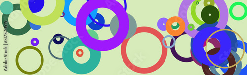 colorful background with circles vector abstract