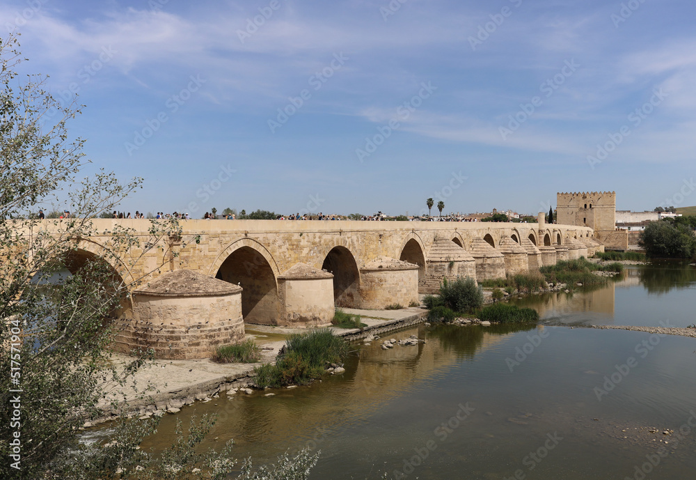 Roman Bridge or Puente Romano in Seville Spain