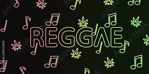 reggae music-themed background, suitable for music covers, posters, t-shirts, reggae events and others