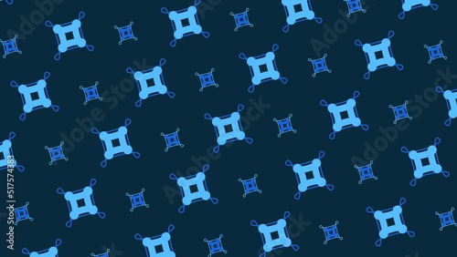Loop pattern shape animation background