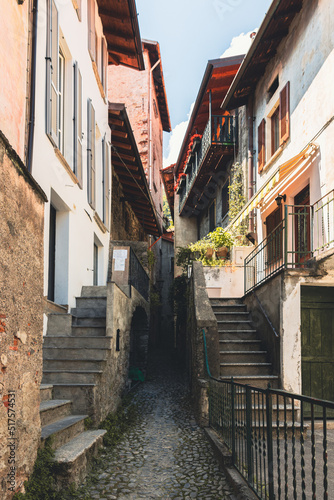 Narrow streets of Lake Como