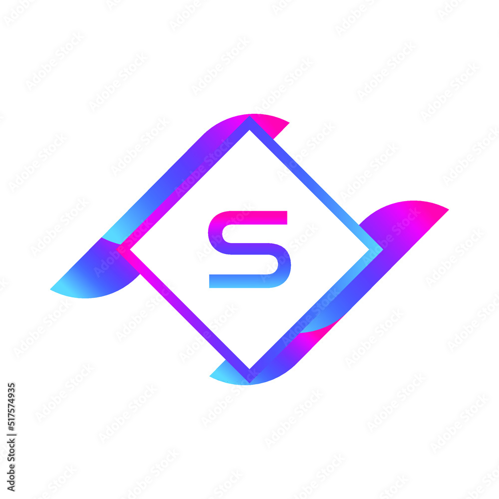 letter S logo design, Abstract tech Logo Vector letter S logo design, Abstract tech Logo Vector