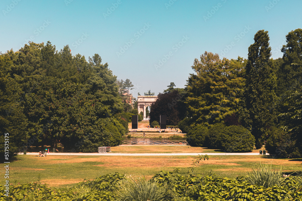 Sempione Park in Milan