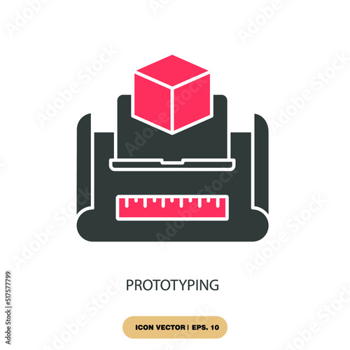 prototyping icons  symbol vector elements for infographic web